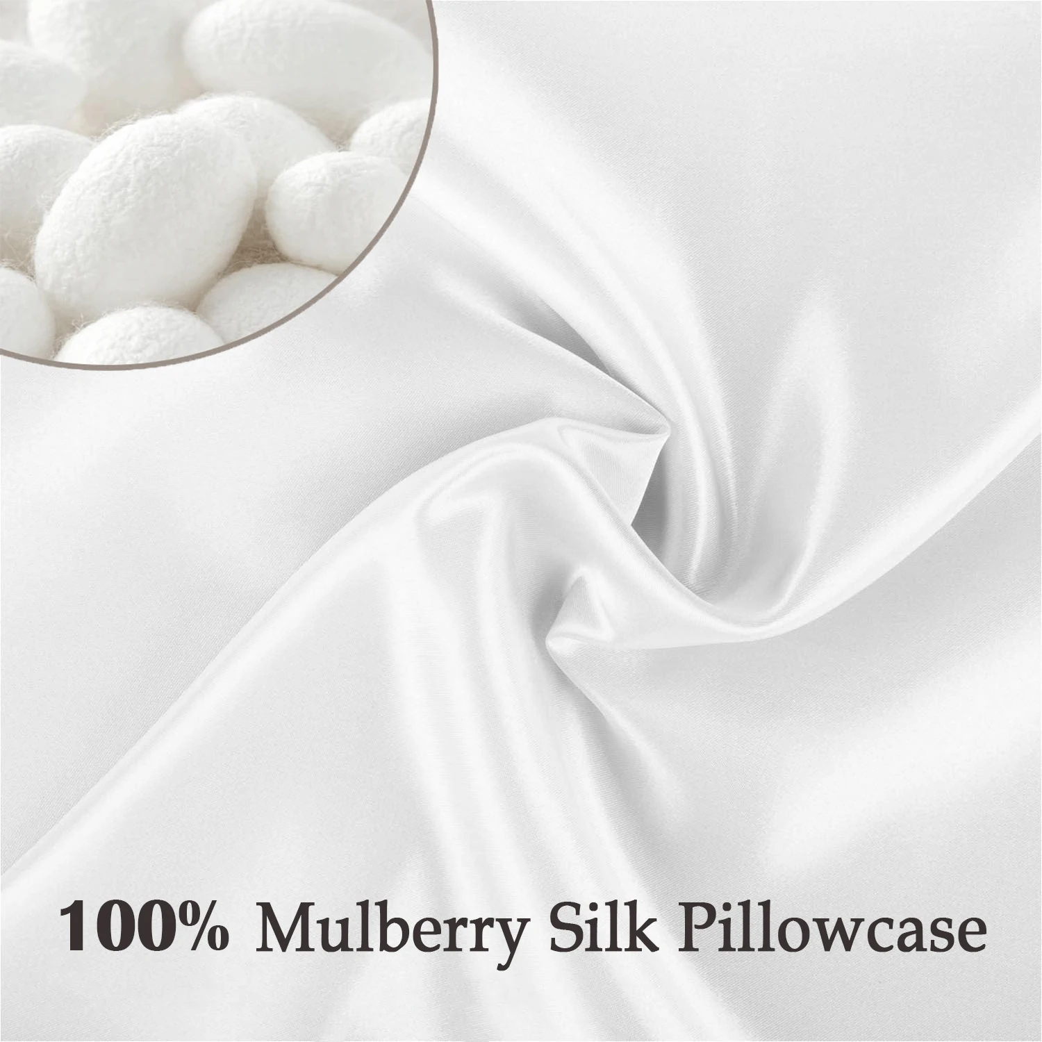 Custom Tencel Slik Silk Pillow Case Cover Luxury Silver Infused 100 Pure Mulberry Silk Pillowcase Set Gift Box 22 Momme