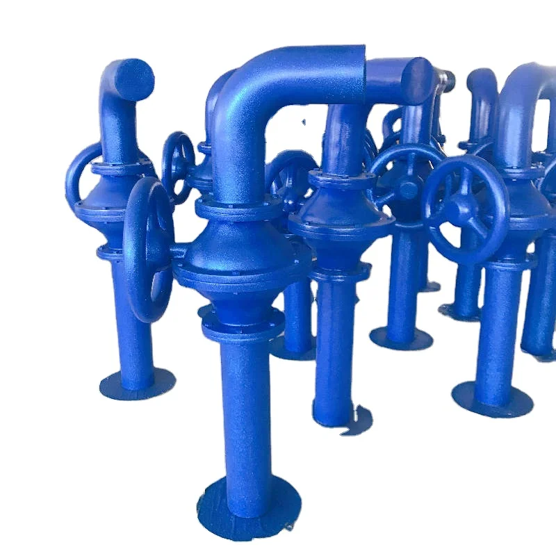 Window Display Props Store Custom Design Blue Color Decorative Resin Pipes