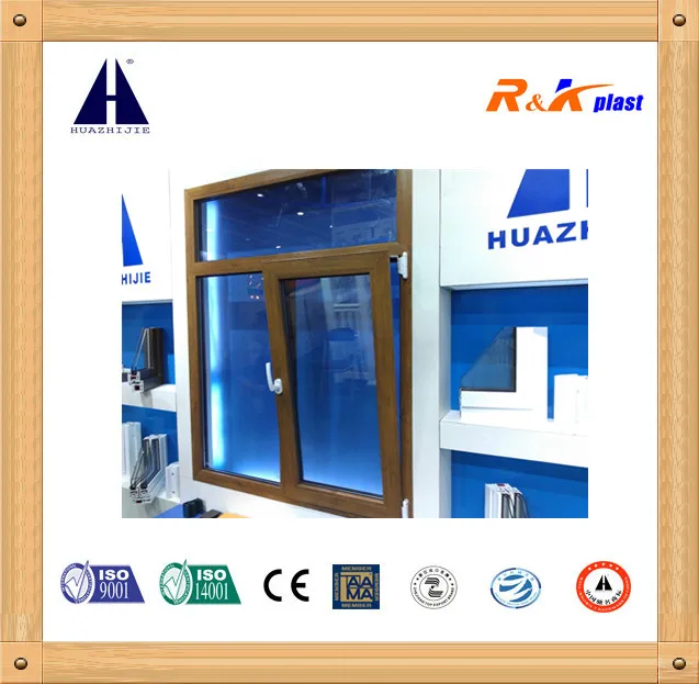 Factory directly supply uPVC casement window outward open (interior view)