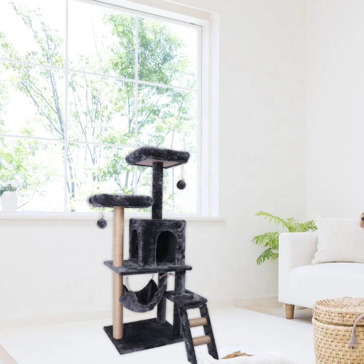 Best sale Density board cat tree condo cat toys pet for cat climbing