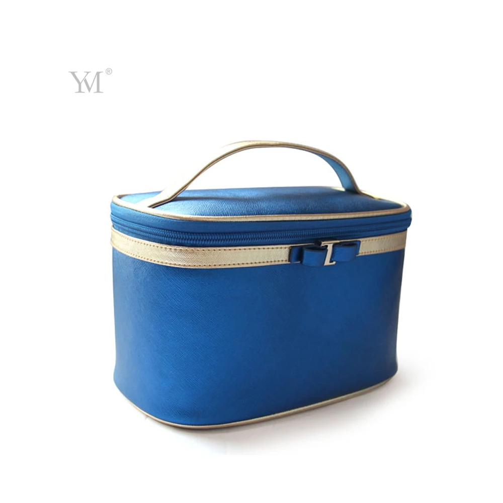 Новый дизайн корейский стиль оптовая продажа Рекламная блестящая кожа ПВХ Горячая популярная косметичка