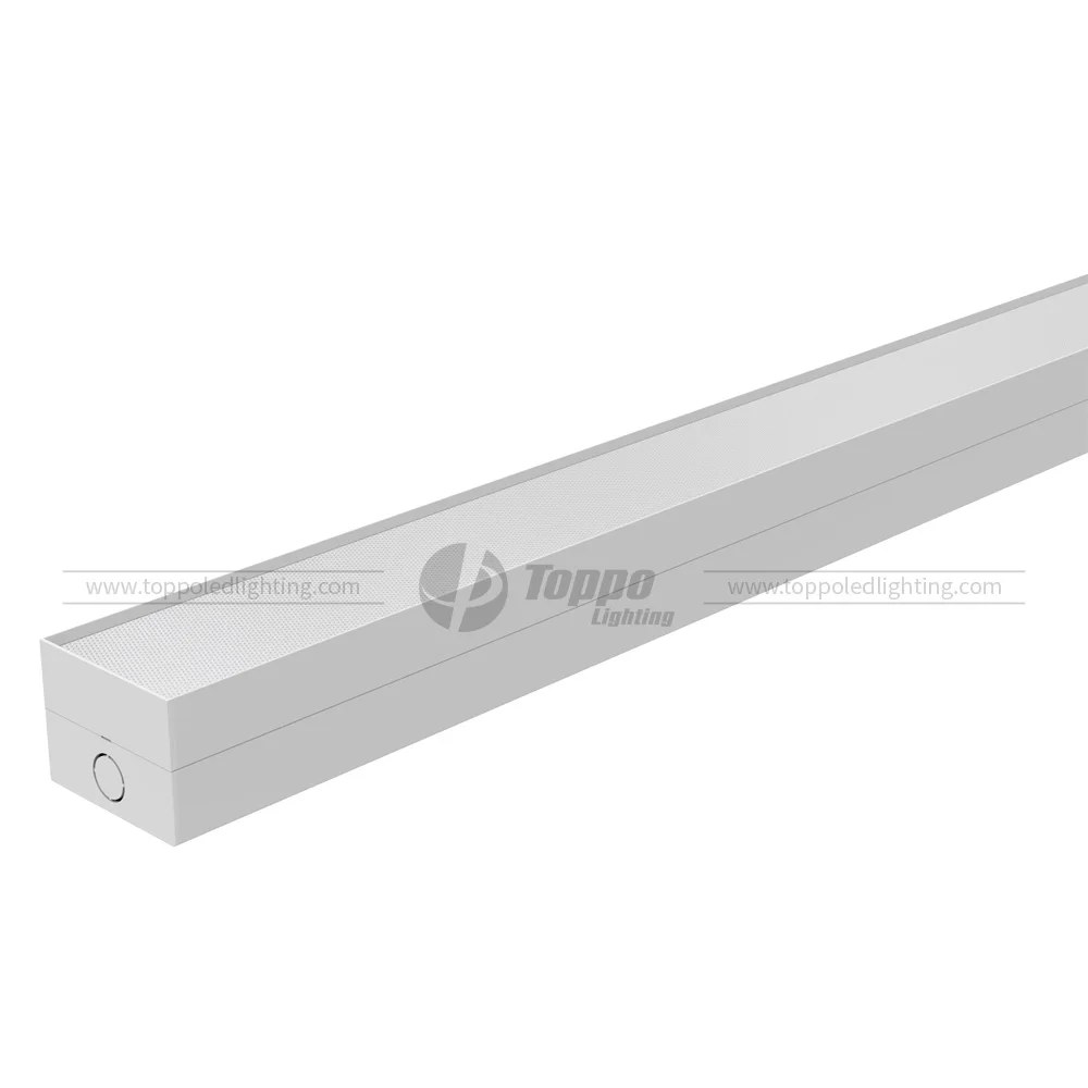Holux White Black Micro-prism 18w 24w 37w 50w Led Batten Light 60cms Length Ceiling Mount Led Recessed Linear Pendant Light