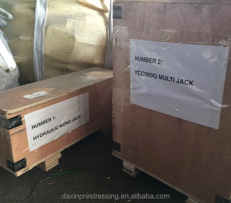 300ton Prestressing Machine / Hydraulic Prestressing Stressing Jack