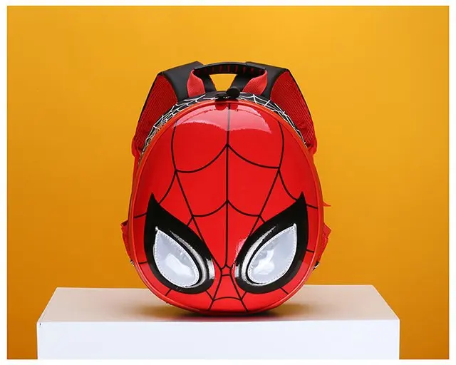 China New design EVA Cartoon School Bag LED Eggshell Toddler Preschool Backpack