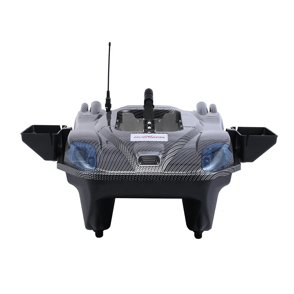 Boatman Leader Bait Boat(Leader-GPS) GPS RC 500m Distance carp fishing bait boat 7KG Hopper Loading Auto Navigation