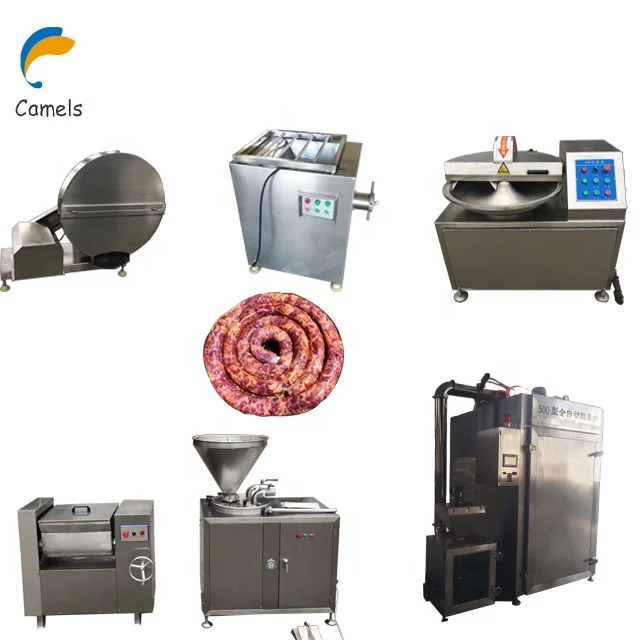 High Quality Hydraulic Sausage Making Stuffer And Twist Production Line Machine
