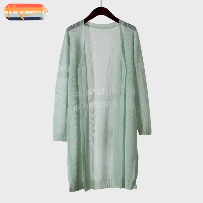 Maxnegio summer cardigan knit crochet cardigan