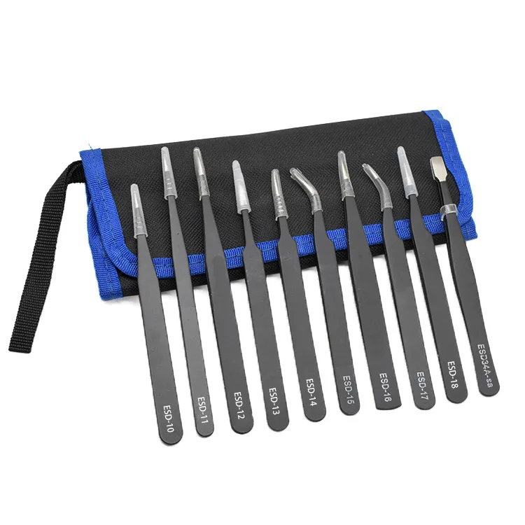 High Quality Private Label Custom Logo Volume Tweezer Eyelash Extension Stainless Steel Tweezers For Lash Extensions