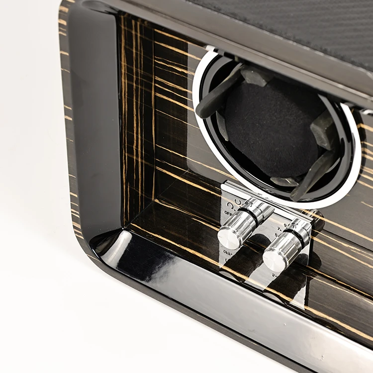 Luxury Walnut Watch Winder 2 Slot Custom Rotating Watch Winder Box High Quality Winder Geen Watches