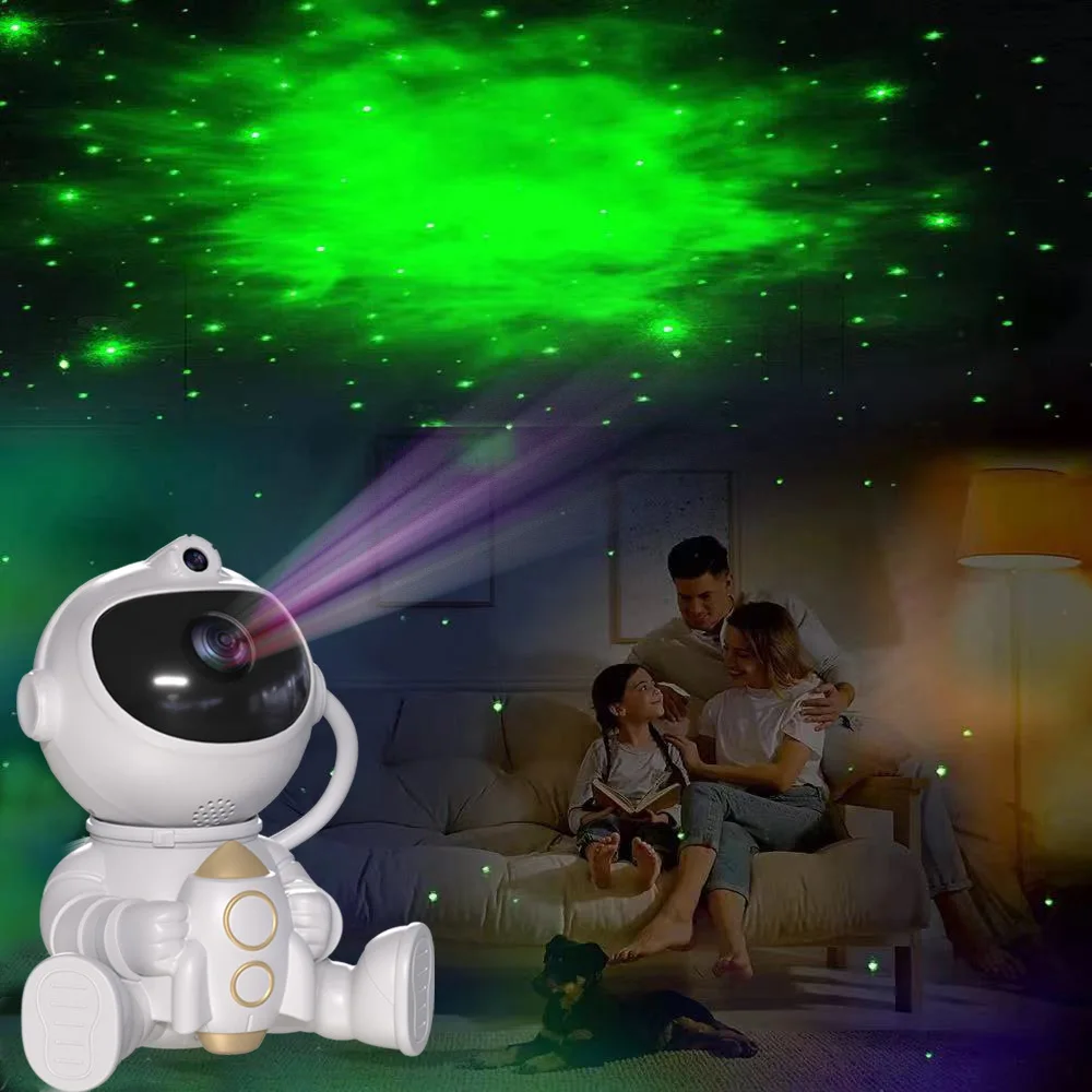 1pc star projector galaxy usb star astronaut sky projector led night light astronaut space projector decoration lighting gifts