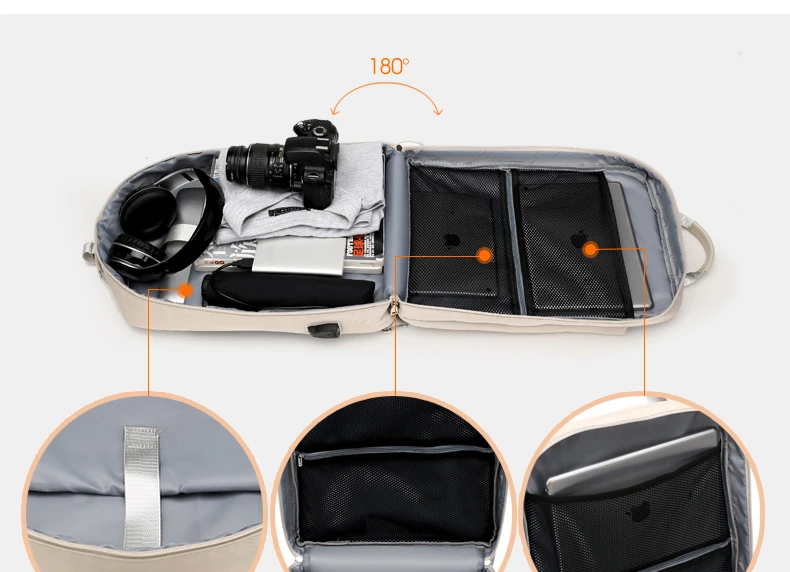 Waterproof Large Capacity 15.6 Case Usb Port Best Laptop Backpack For Women