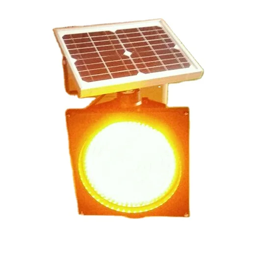 Solar Powered LED Traffic Sign Flashing Red Green and Yellow Light Traffic Warning Product traffic sign