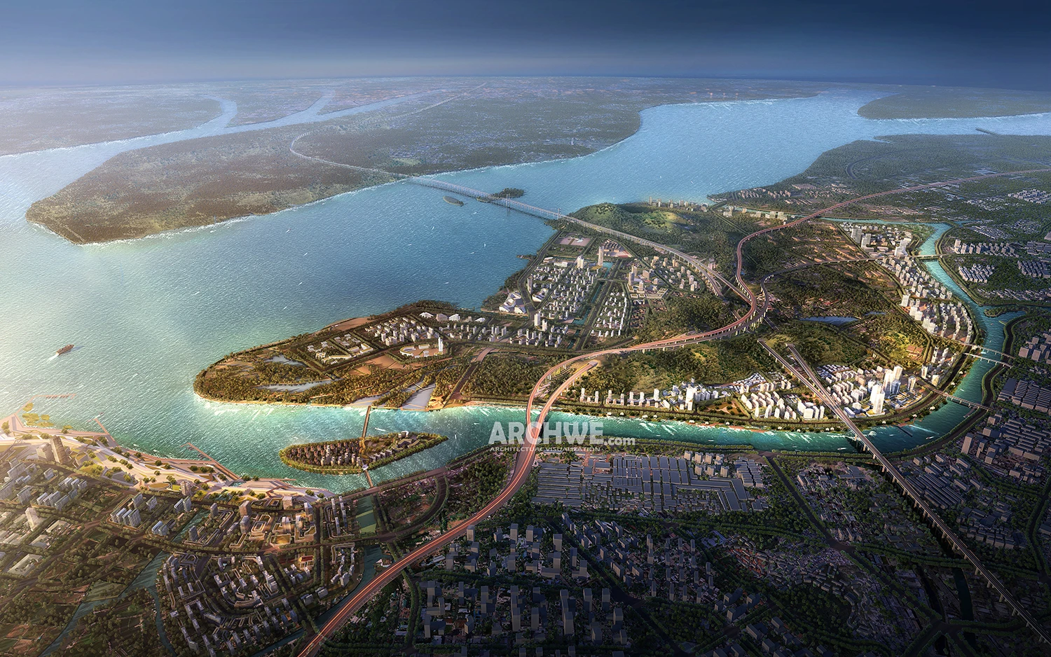 landscape architecture in 3d architectural rendering, also architectural-renderings-commercial, architectural model