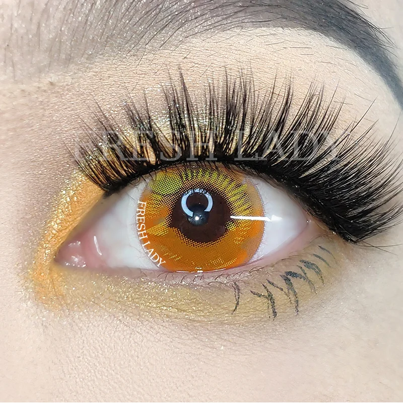 brown anime contact lenses