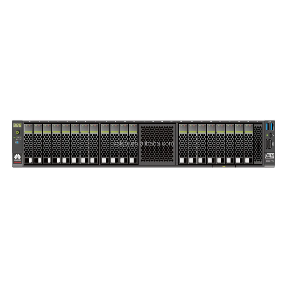 FusionServer 1U rack 1288HV6 server 4*3.5 Chassis 32 ram  4309Y 2.8GHz cpu 1.2T 1.8T 2.4T Disk 9460-8i 2G Raid Card 900W Power
