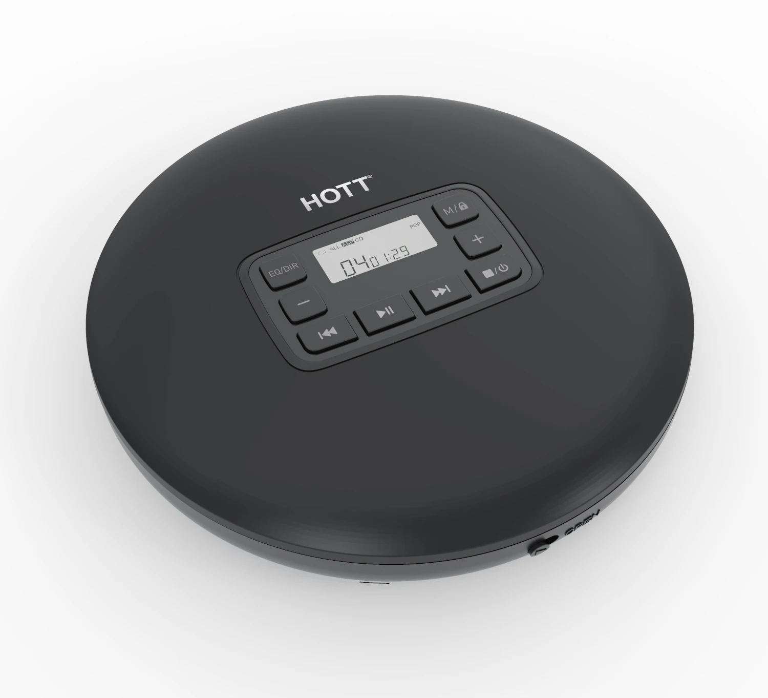 HOTT CD204 плеер Перезаряжаемый USB провод для подключения 5 в кабель питания ударопрочный портативный маленький стерео персональный черный