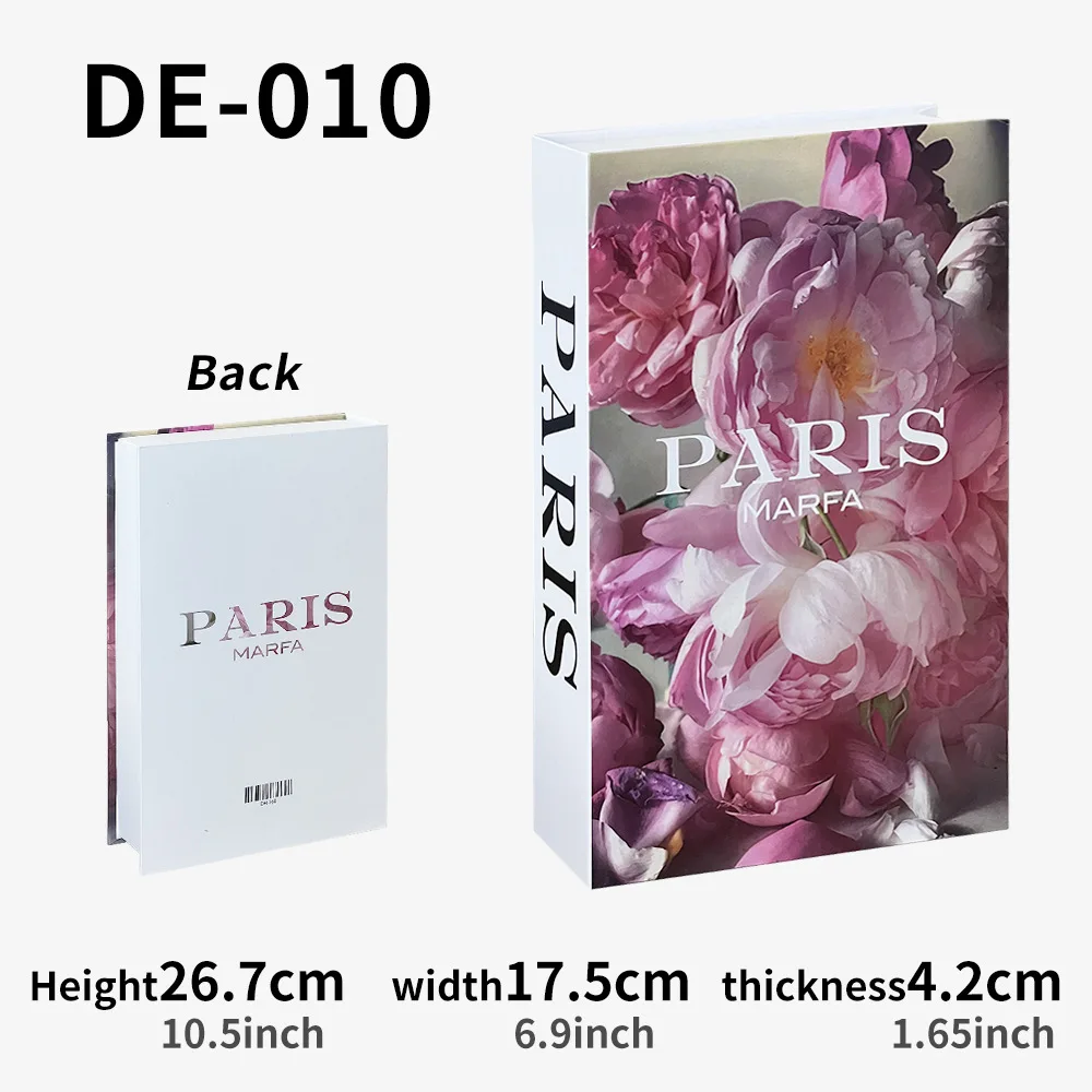 Magazine Books Storage Box decorative books Coffee Table Home Decoration faux books