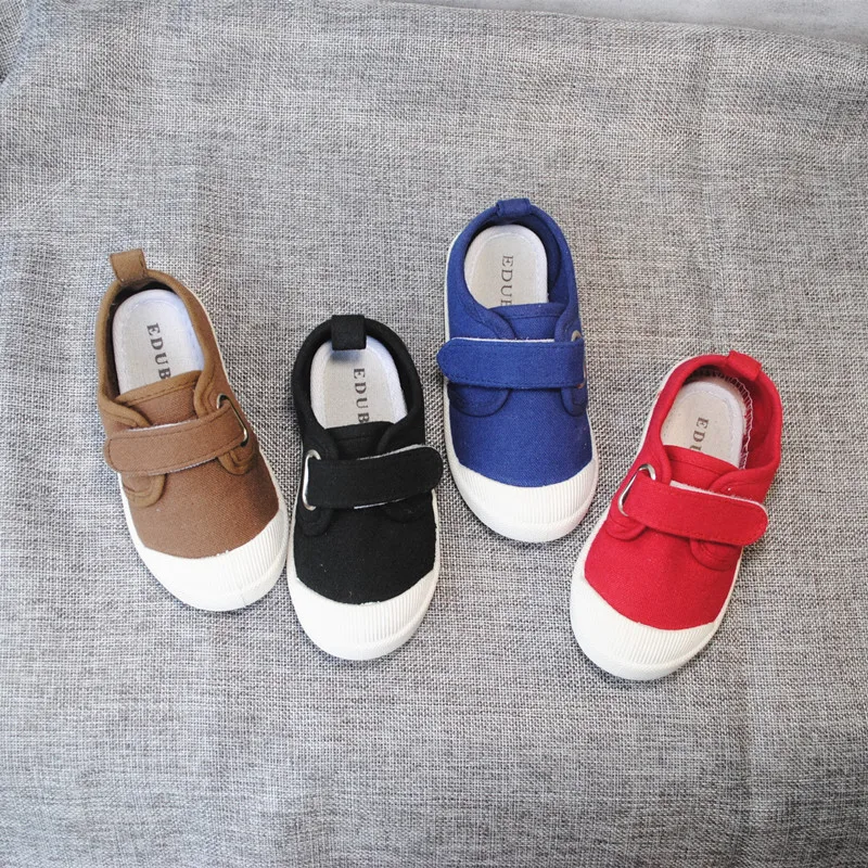 
Wholesale Nice Durable Canvas Shoes for kids Good Quality Comfortable sole children school shoes 