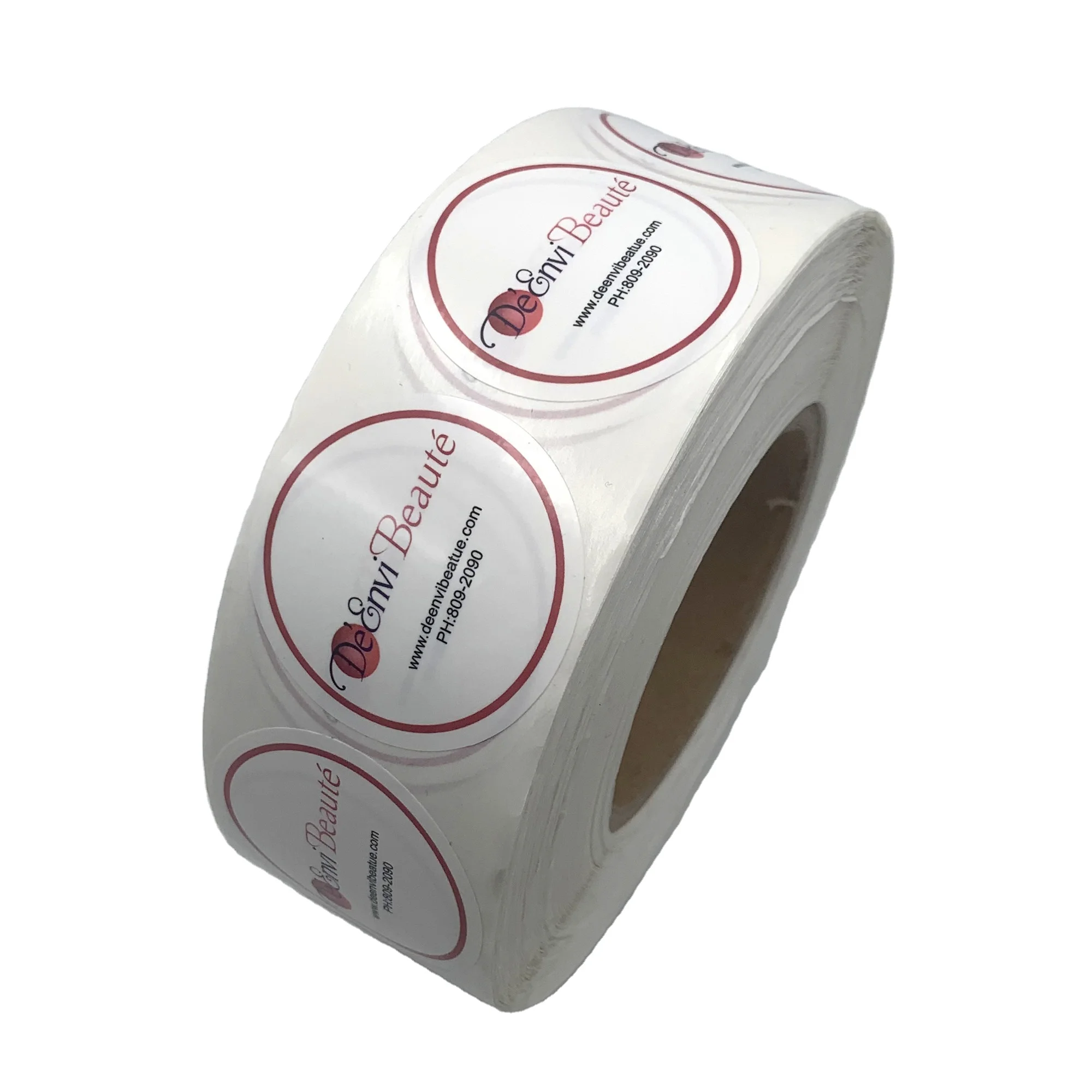 
 Пользовательские персонализированные водонепроницаемые круглые наклейки с логотипами в деловом стиле  