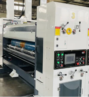 ZHENHUA-SYKM-F Printing Glue Box Slotter Rotary Die Cutter Linkage Line Die Cutting Paperboard Flute Box Making Printer Machine