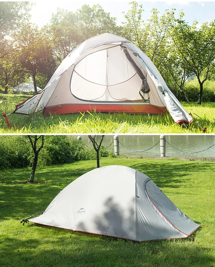 Naturehike Cloud Up 1 2 3 man waterproof Ultralight Tent Double Layers tent outdoor Camping hiking