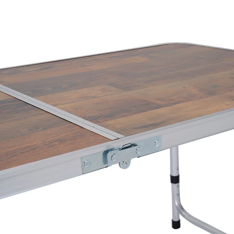 Custom Camping Portable Suitcase Table Adjustable Height Folding Table with Handle Outdoor and Indoor