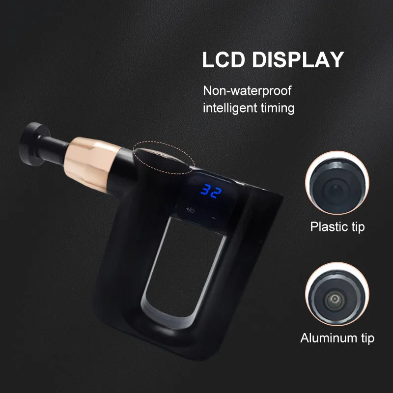 Handheld Massage Pistolet Gun Body Message Massager Deep Muscle Gun Battery Massage gun