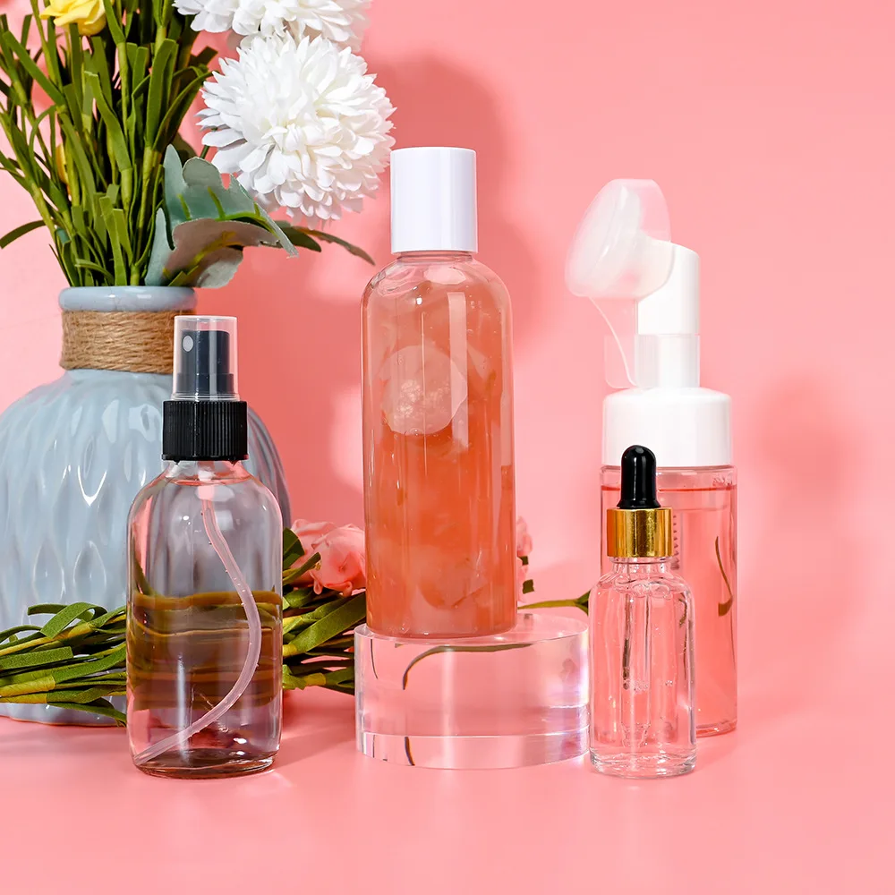 Custom Logo Whitening And Moisturizing Skin Care Set Natural Organic Rose Extract Vegan Skin Care Set