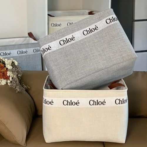 Dirty clothes storage hamper woven rectangle foldable lid laundry basket hamper canvas storage basket with handle