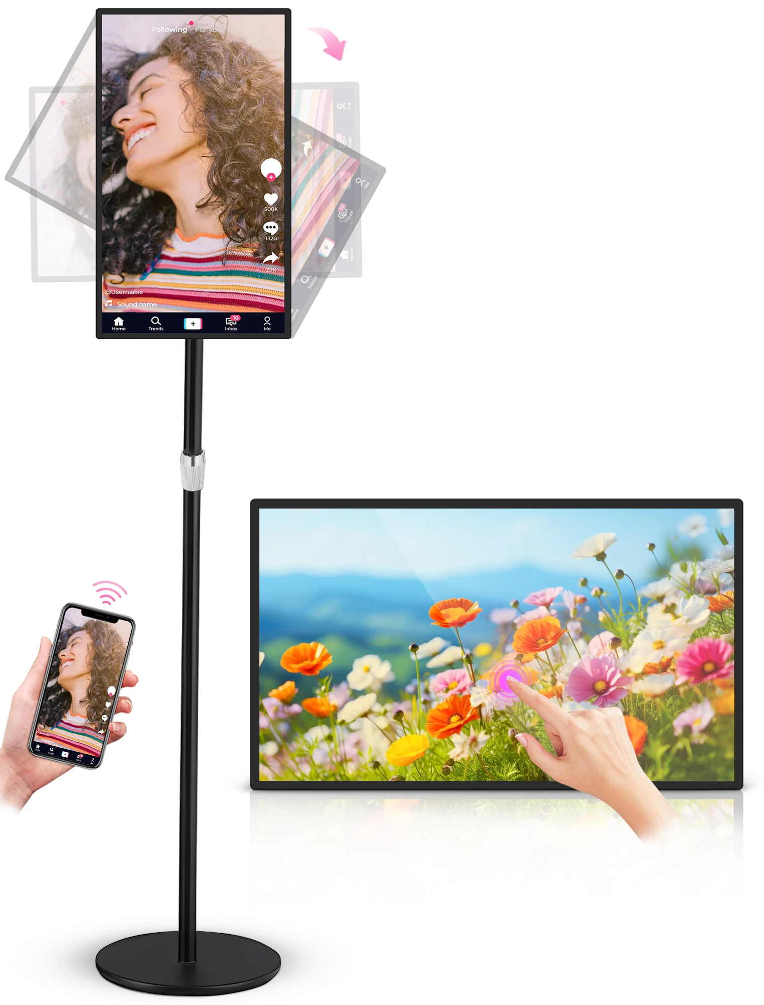 15.6 inch ultra thin narrow FHD Android 11 Tablet PC  Wall Mounted Capacitive Touch Monitors for Advertising Screens display