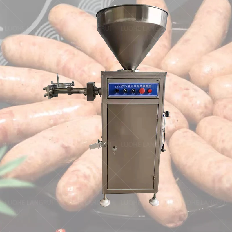 Widely used vertical pneumatic sausage stuffing automatic knotting machine
