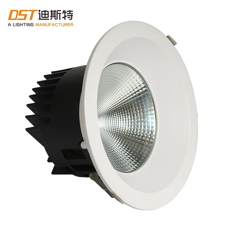Super Bright Indoor Lighting Studio White Black Aluminum Housing 50w COB LED Light Spotlights