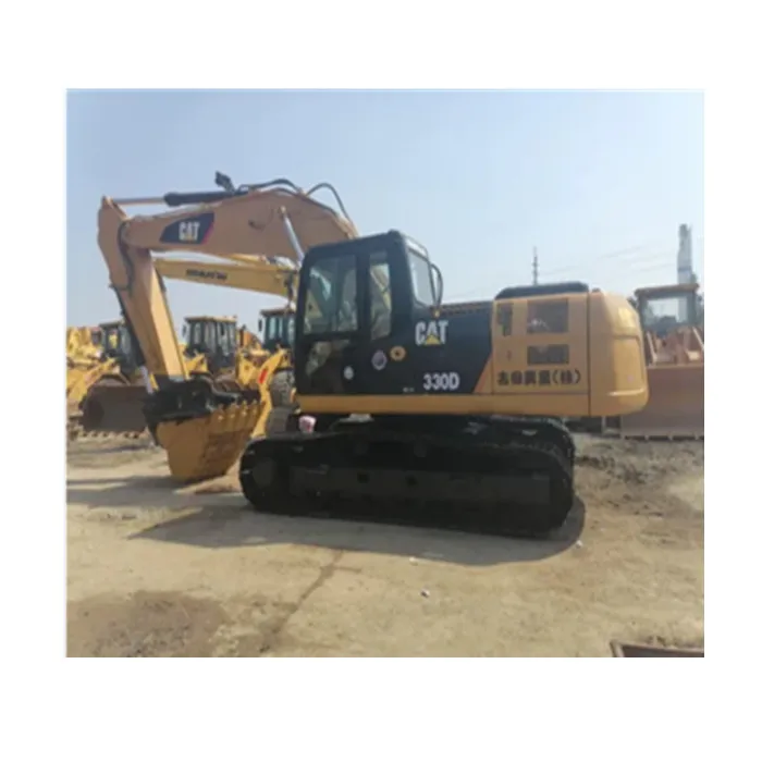 Durable  Used Cat 330D in Shanghai Caterpillar 33D excavator for sale 30tons mining excavator