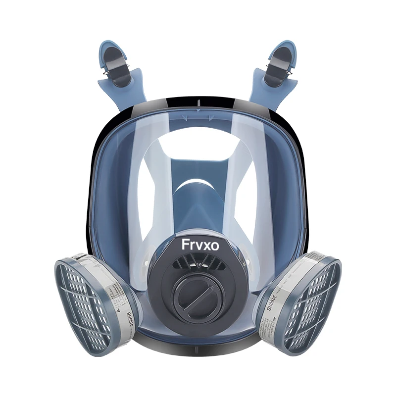 Full Face Gas Masks Survival Nuclear and Chemical with 40mm Activated Carbon Filter