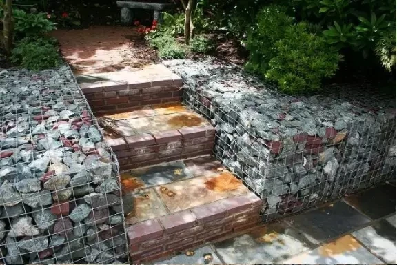 Hot Deeped Galvanised or PVC Coated Gabion Box with 80*100mm Hole Size