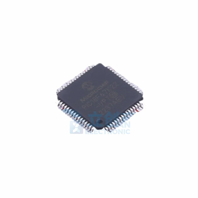 PIC18F67K22-I/PT New and original 64MHz PIC 53 FLASH 128KB 4KB TQFP-64 Microcontrollers(MCU/MPU/SOC) PIC18F67K22-I/PT