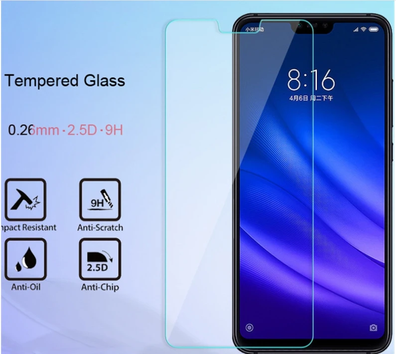 Wholesale Cheap Price Quality Clear 2.5D 9H 0.26MM 0.33MM Tempered Glass Screen Protector  For iPhone 6/7/8/ Xs /XR/MAX
