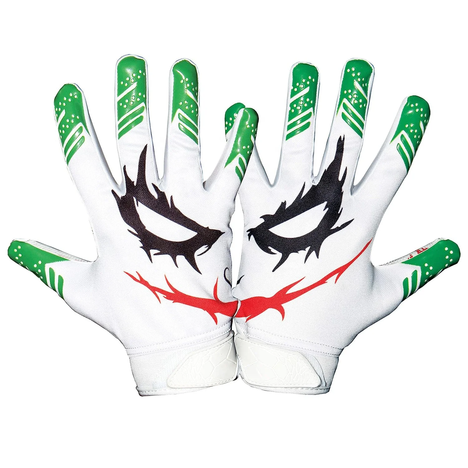 2024 Non-Slip Football Wholesale Receiver Gloves Comfortable Fully Customizable American Football Gloves