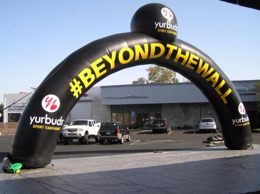 Wholesale Cheap inflatable arch tunnel CE approved blower customized logo size inflatable arch
