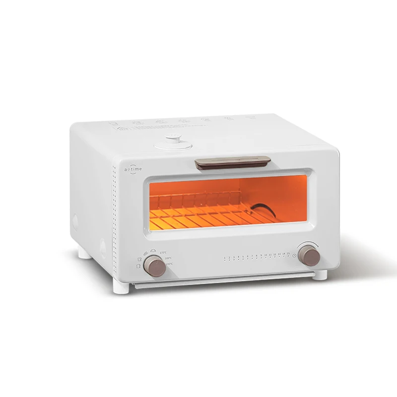 Умная Паровая духовка, тостер на 10 л, духовка, тостер из нержавеющей стали, духовой тостер с ретро управлением ручкой