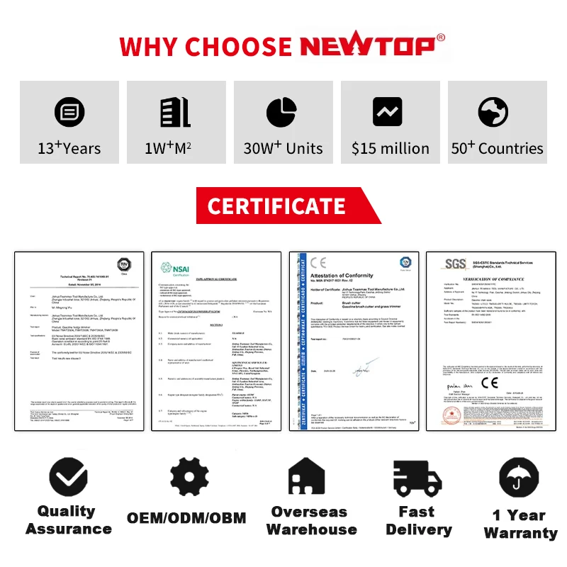 New arrival powerful mower 35.8cc brush cutter with hnda engine
