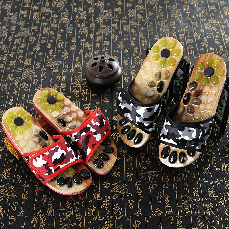 Лекарство и педикюр, акупунктура, новая обувь унисекс для пар, домашняя износостойкая обувь для массажа ног и циркуляции крови