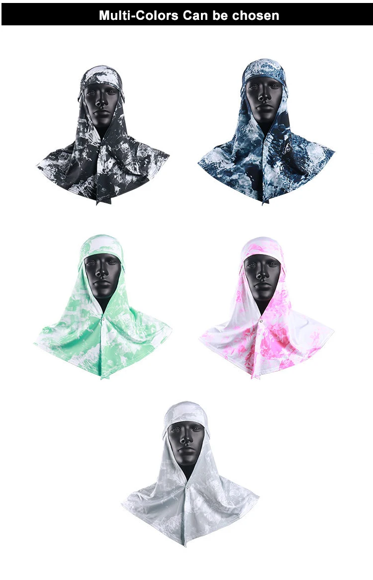 Summer Sport Custom logo Scarf headwear neck gaiter Cooling Face Shield Cover blank sublimation print bandana mask colors