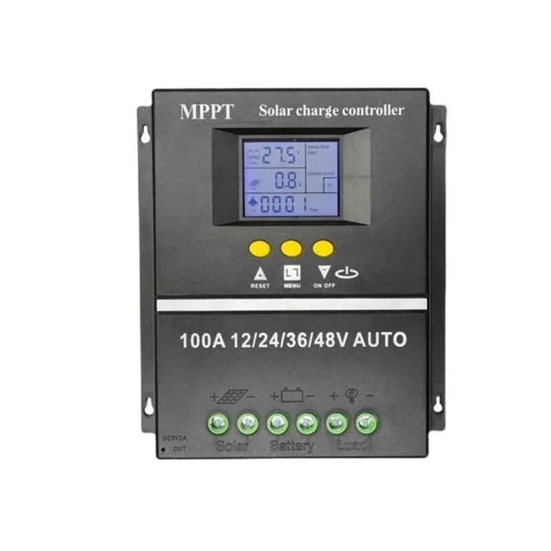 60A 80A 100A 12V/24V/36V/48V PWM MPPT контроллер солнечного заряда для литиевой батареи