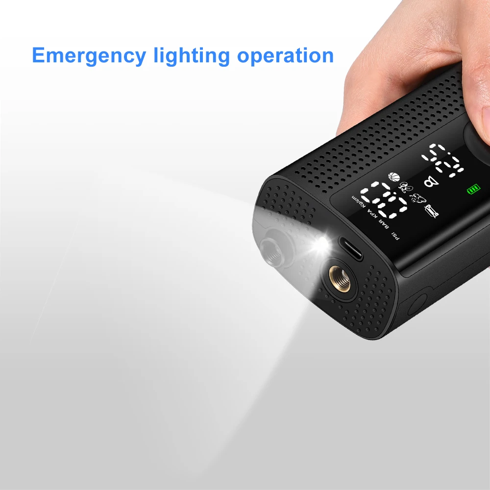 Winswift Air Inflator Mini Smart Digital Electric Usb Rechargeable Ball Bicycle Portable Car Tire Air Inflator smart tyre inflat