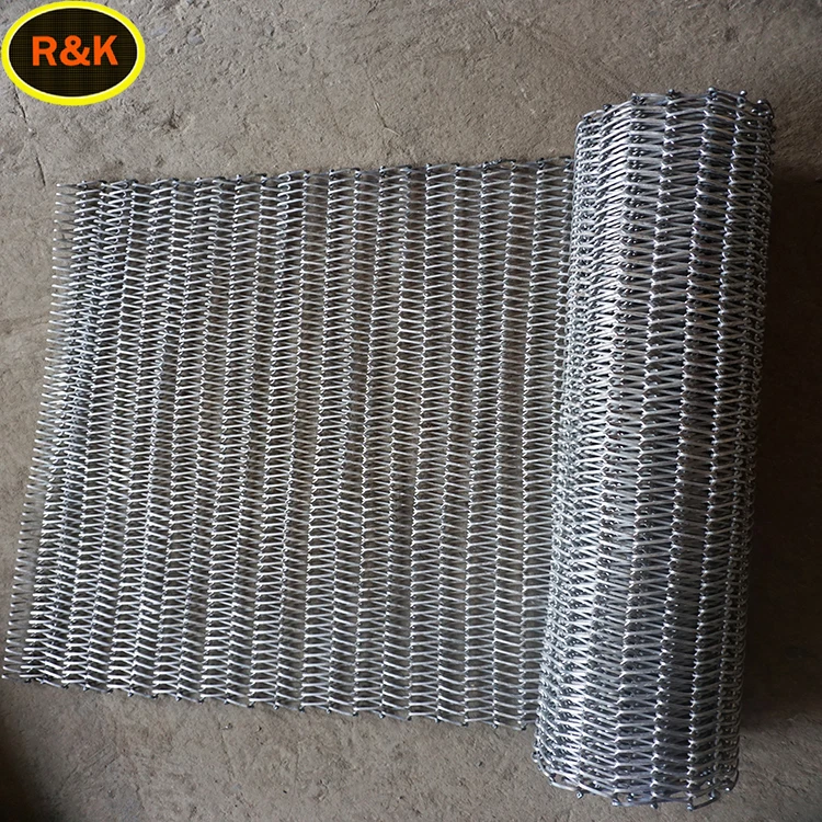 balanced stainless steel chain conveyor belt mesh weave wire mesh belt