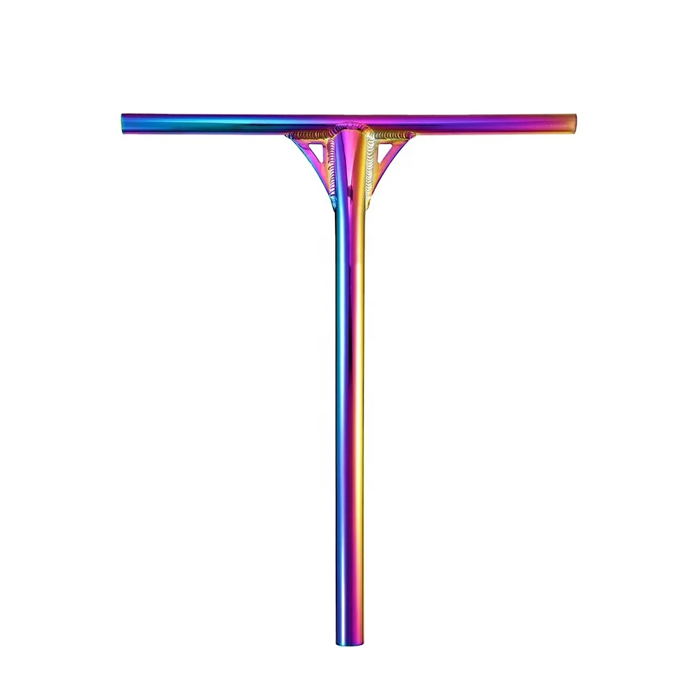 Huoli 660mm*560mm Pro Stunt Scooter IHC T Bar High Quality part custom 6061-T6 Aluminium Handlebar for Kick Scooters