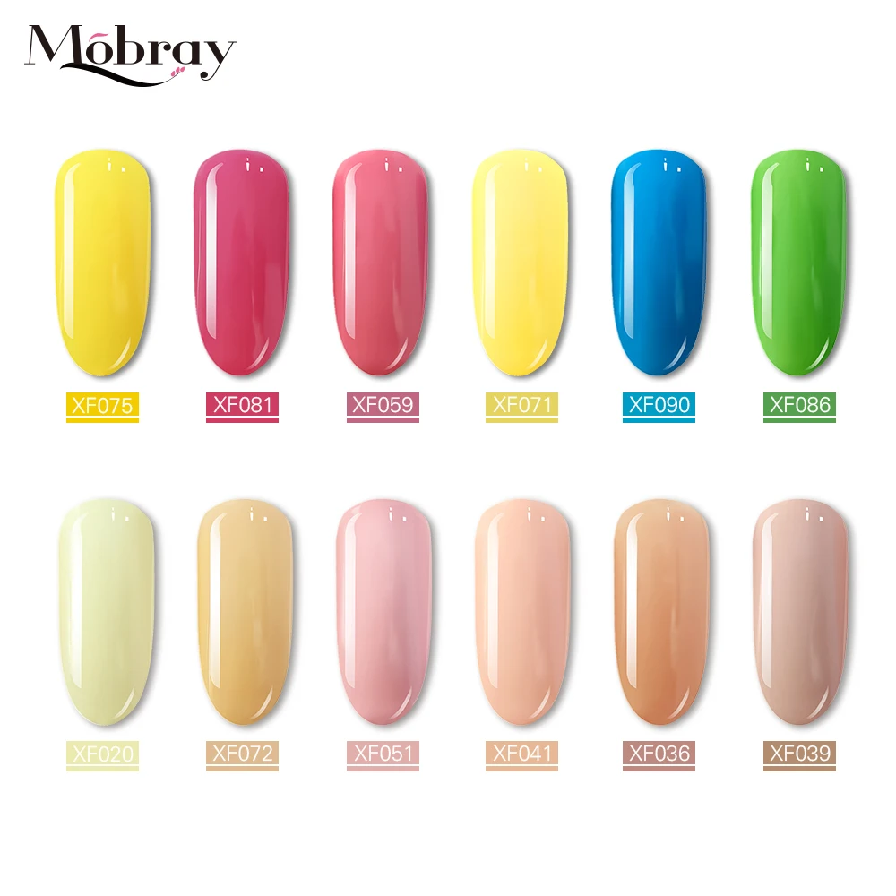 Mobray XFancy series 15ml UV gel color  nail art beauty  jelly nail polish color gel