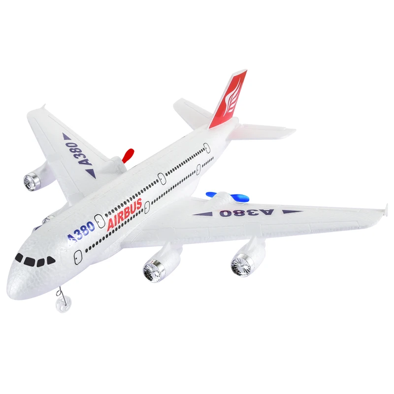 Airbus 747 Rc Airplane Remote Control Toy 2.4g Fixed Wing Plane Gyro Outdoor Aircraft Model With Motor Children Gift