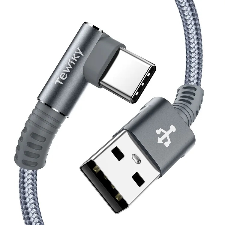 
 Оптовая продажа с завода, различные широко используемые серые 6 футов Usb C Usbc зарядный кабель  